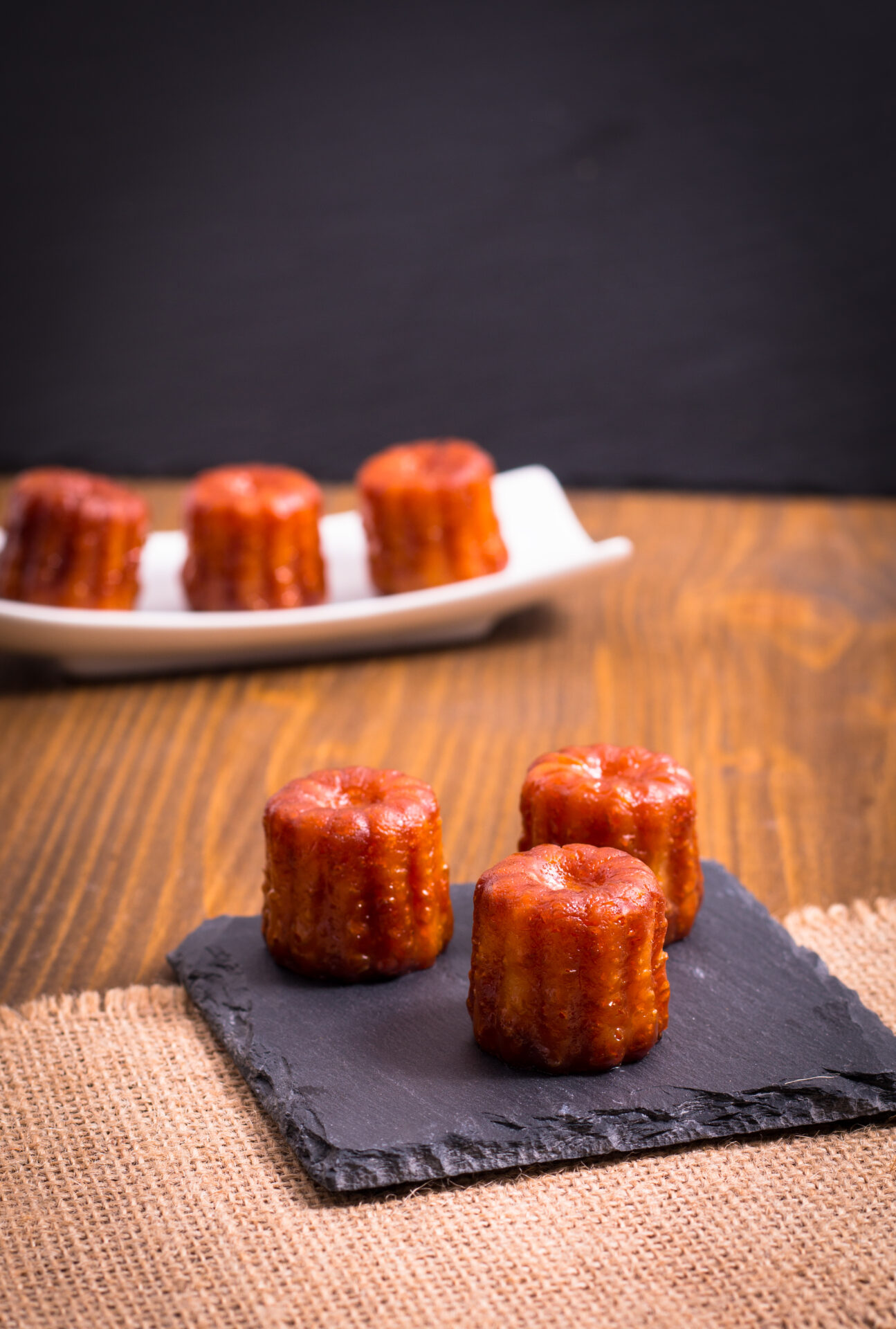 French pastry Canele rum and vanilla flavor thick caramelized cr Bordeaux Private Tour, Visit Bordeaux, Bordeaux Tour